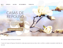 Tablet Screenshot of casas-repouso.com